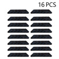 16/8pcs Carpet Non-slip Sticker Reusable Washable Anti Curling Carpet Patch Fixed Stickers Floor Rug Mat Tape Gripper Corner Pad
